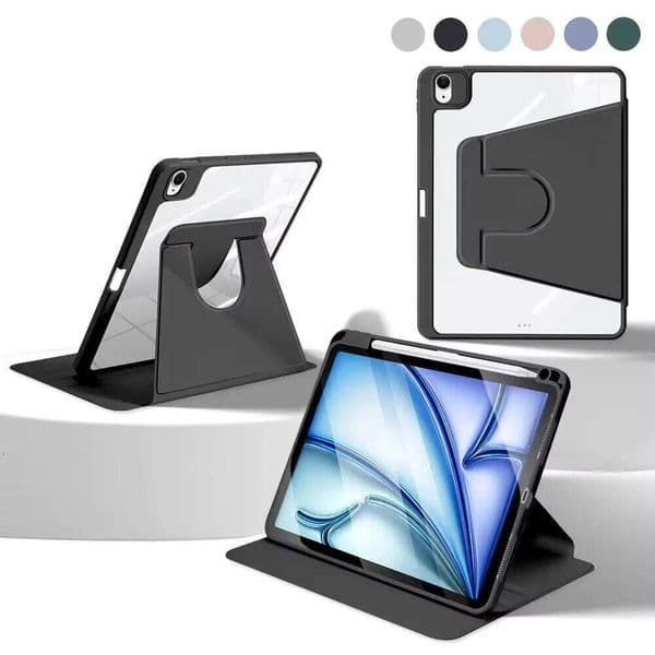 For 10.2 7th 8th 9th Case A16 11th10th Generation Rotation Cover for iPad Pro 12.9" 13" Air 11" 2025 2 3 4 5 9.7 Funda