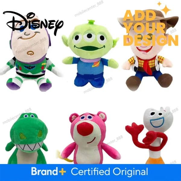 Designer Disney Toy 20Cm Disney Pixar Toy Story 4 Stuffed Plush Toys Woody Forky Bunny Alien Buzz Lightyear Model Doll Boys Girls Birthday Gift Luxury