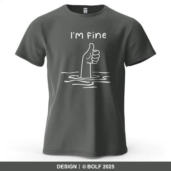 Im Fine Funny Printed Mens TShirt 100 Cotton Oversized Minimalist Cartoon Graphic Tees for Women Tops Streetwear 260508