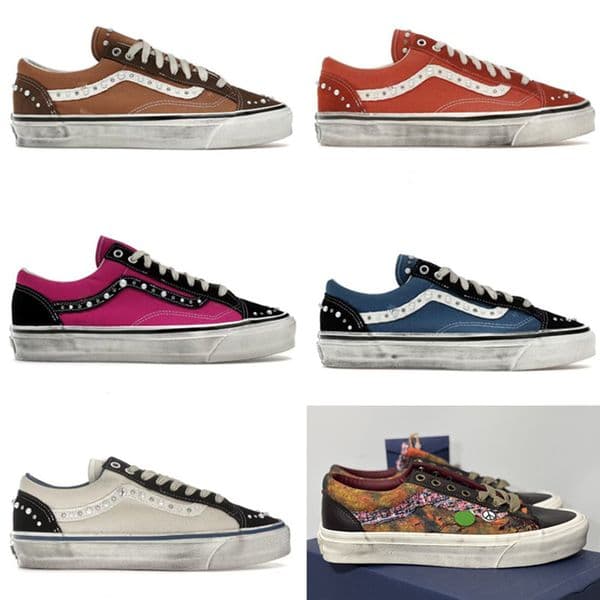 LX Old 36 Vintage Cocoa Brown Shoes Men Women Casual Shoes Designer Sneakers Trainers Pearlized Pack Black Navy Running Outdoor Sports Sneaker Casual School Tennis