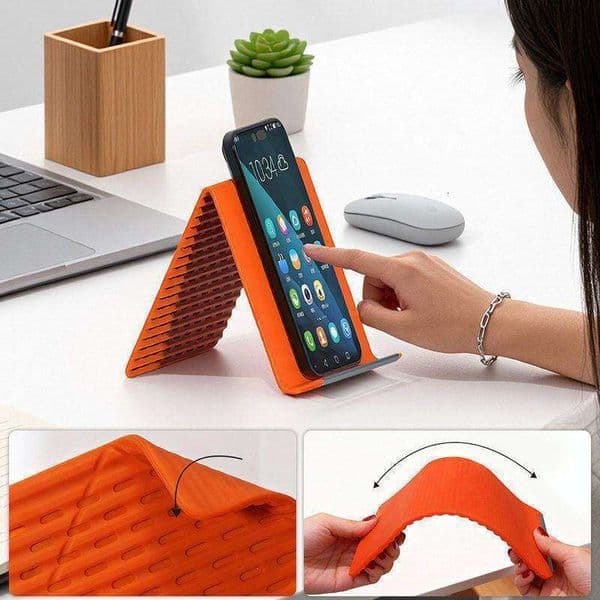 Mobile phone silicone desktop tablet laptop creative flexible foldable deformable lazy stand travel accessory