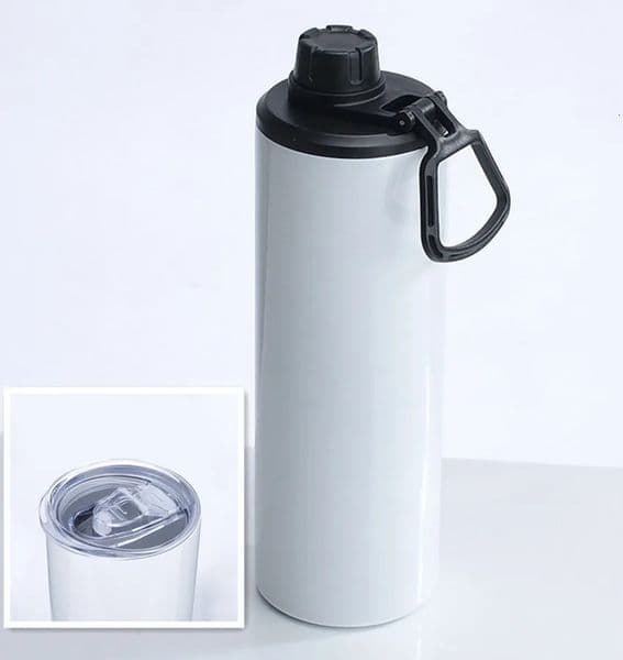 2026 20Oz Sublimation Skinny Tumblers With 2 Lids Straight Blank White Sub Sports Water Bottle For Children Students Stainless Steel Vacuum Insulated Cup Free S 03