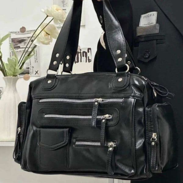 Large Capaci Motorcycle 2025 New Sle Underarm Commuter Tote Single Oulder Crossbody Bag for Men and Women
