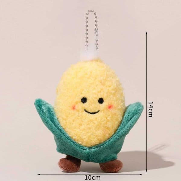 Cartoon Funny Plant Plush Doll Keychain Scallion Vegetable Cute Bag Pendant Gifts Schoolbag Accessories Stuffed Toys Key Chain L260518OTTH