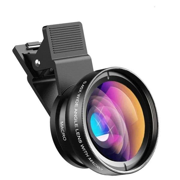 For Iphone 13 Mobile Phone 0.45X Super Wide Angle&12.5X Macro Lentes 2In1 HD Camera Lens All Smartphones Accessories