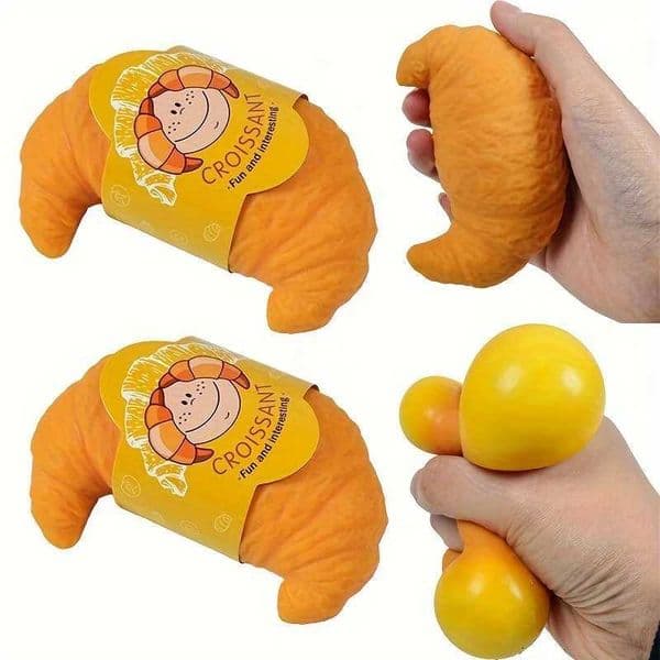 Squeeze Toy Simulation Cow Horn Bag Flour Ball Prank Toy Squeeze Pinch Stress Relief Toy M260518