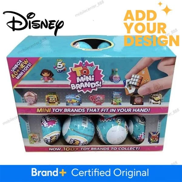 Disney Designer Disney 5 Surprise Capsule Toys Mini Brands Series 3 Mystery Blind Box Fashion Surprise Ball Cartoon Figures Collectible Toys Luxury