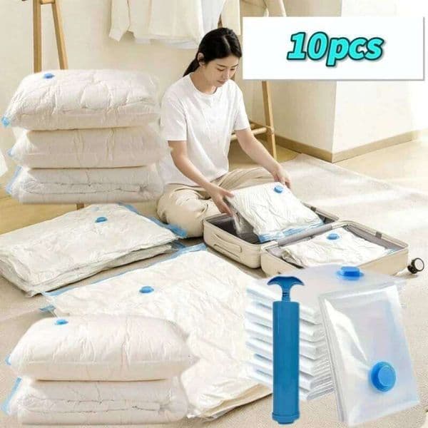 Thickened Transparent Compression Travel Blanket, Clothing Storage Bag, Moving Vacuum Bag 26W0518