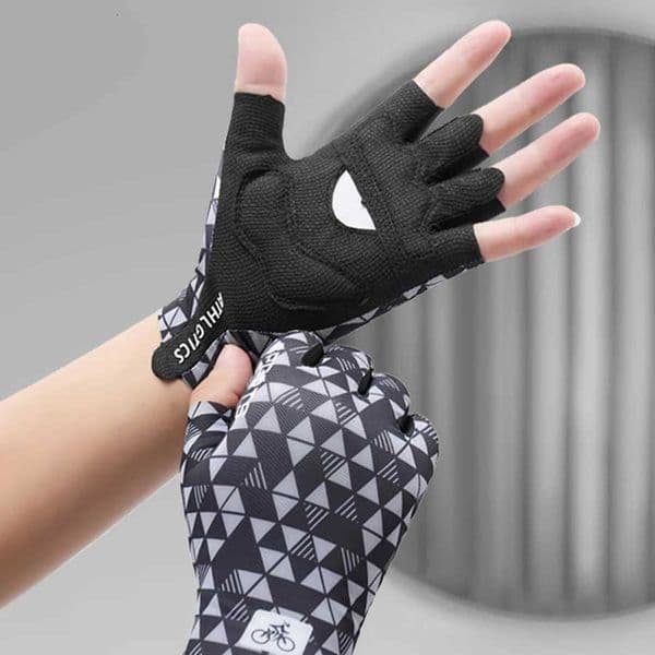 Mens Breathable Anti-slip Cycling Bicycle Gloves Half Finger Womens Gym Mitten Fitness Sport Training Fitness Gloves H260518