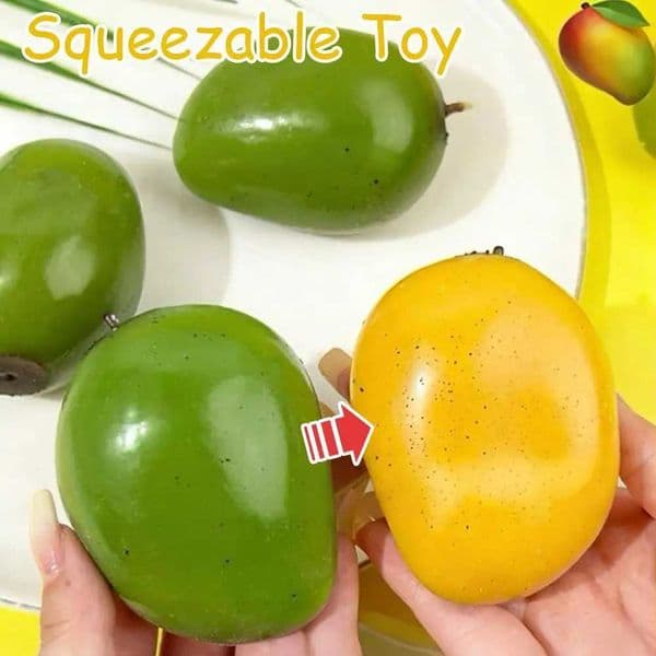 Strawberry Mango Pinch Music Color Change Slow Rebound Release Stress Relieving Ball Stress Relieving Toy Artifact Z2605251