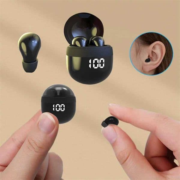 Invisible Headphones TWS Mini Earphones Wireless 53 Earbuds with Microphone Noise Reduction In-Ear Headset for Phone Z260518