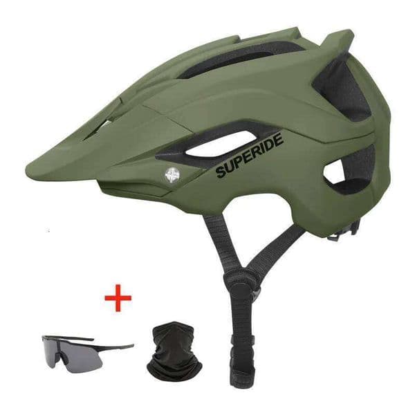 SUPERIDE In-mold DH MTB Bicycle Sports Anti- Road Mountain Bike Men Women Riding Cycling Helmet 26Y0517