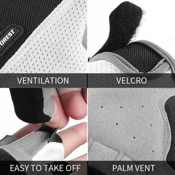 Shockproof GEL Pad Cycling Gloves Half Finger Sport Resistance Men Women Summer Gym Fitness MTB Bike Gloves H2605181