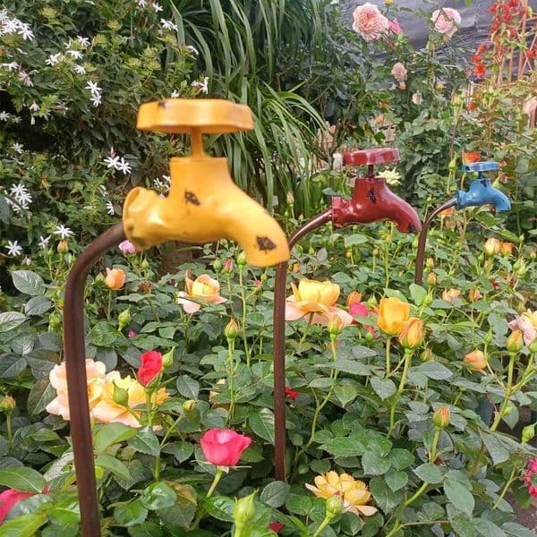 Villa courtyard landscape decorative faucet flower holder guesthouse balcony potted plant decoration accessory L260518