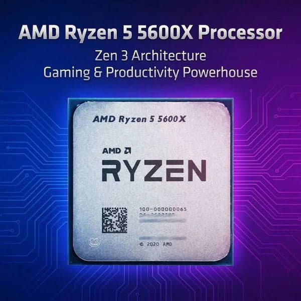 AMD R5 5600X Socket AM4 but without cooler