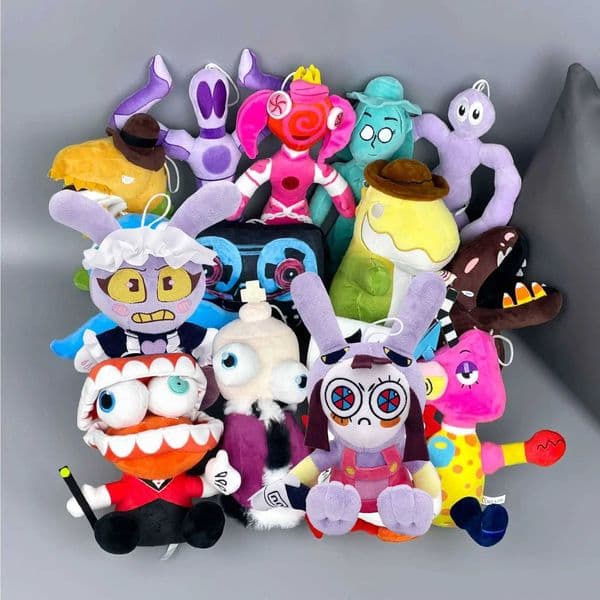 Hot The Amazing Digital Plush Toys Amazing Circus Clown Rabbit Plush Dolls Periphery Stuffed Toys Kids Adults Gift L2605180T1H