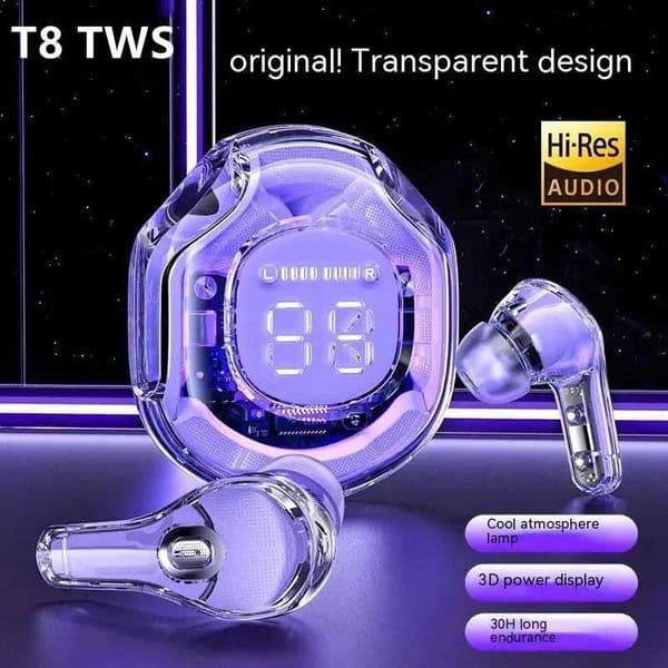 TWS Wireless Earphone Noise Canceling HiFi Stereo Sport Headphones With LED Digital Display Charging Case Z260518