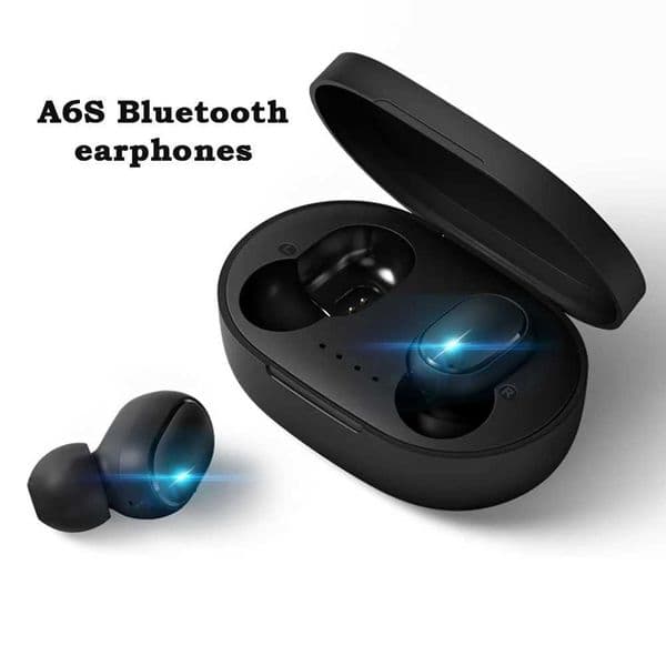 A6S Fone TWS Wireless Headset with Mic Earbuds for Noice Cancelling Earphone Headphones Z260518