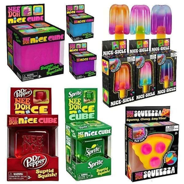 NEW Hot Schylling NEEDOH Nice Cube Stress Relief Sensory Toy for ADHD Focus and Anxiety Unisex Fidget Tool Soft Squishy Desk 26L0518