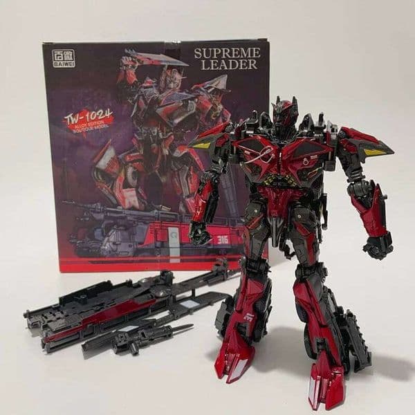 TW-1024 Cool Transformation Toy BAIWEI 18CM Fire Truck Beautifully Painted Robot Car Model Anime Action Figure Boy SS61 TW-1032B 26W0518