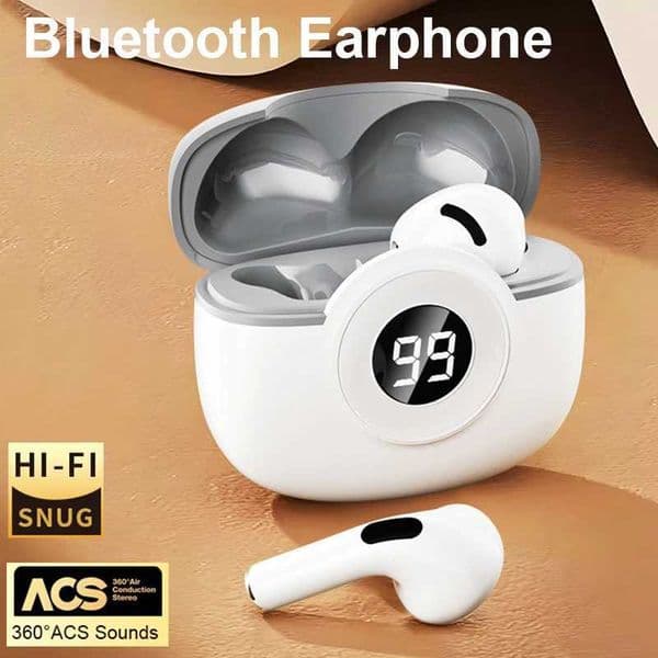 New Earphone Wireless Headphone HiFi Stereo Headset ENC Noise Cancelling HD-Calling HandsFree PRO4c TWS Earbuds Z260518
