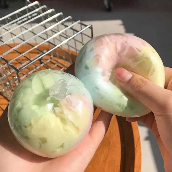Squishy Stress Balls slow rebound wax skin squeeze toy for Kids Adult Quiet Sensory Fidget Toy Soothing Relieving Stress M260518
