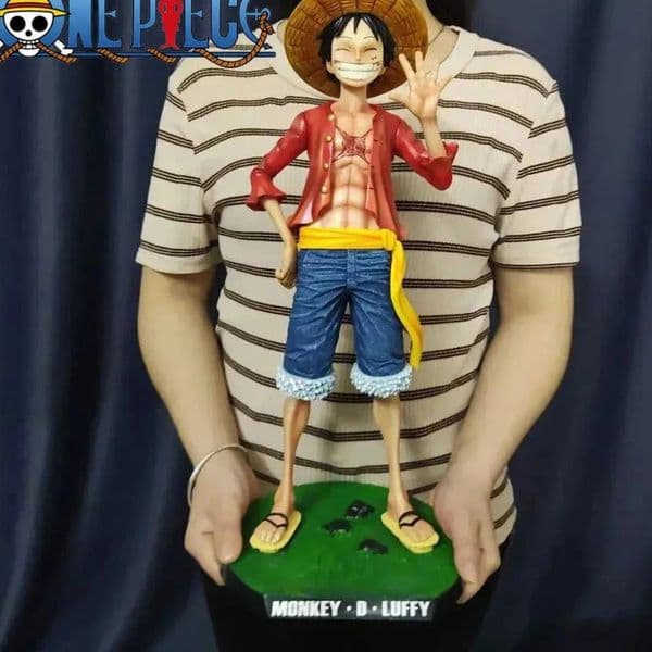 2026 New Action One Piece 42.5Cm Straw Hat Monkey D. Luffy Gk Large 1/4 Big Anime Figures Doll Statue Model Ornament Decorative Gifts Toy J241123 Designer