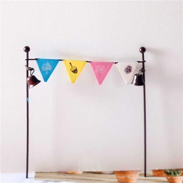 Zakka French Iron Decorations Gardening Handmade Color Fence Multi-Skin Flower Plates Tin Wood Home Decorations L260518