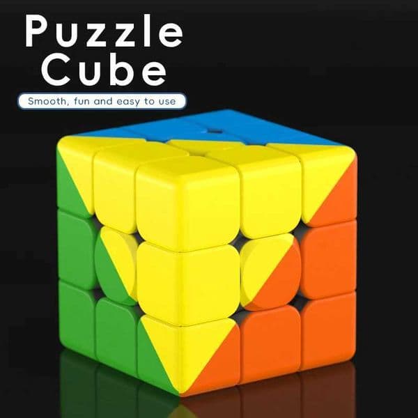 4 color cube3x3 Speed CubeMagic Smooth Play Easy Turning Puzzle Toy for Kids Adults STEM Educational Gift L260518RRH8