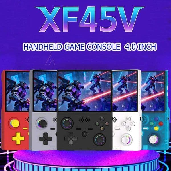 Retro Handheld Game Console 4.5" I Screen RK3326 Chip RGB Ambient Light WiFi 4000mAh 30+Emulators Portable Pocket Video Player 26L0518