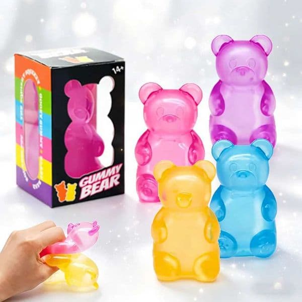 2026 Little Bear Maltose Pinch Stress Relief Ball Stress Relief Toy Pinch Music Stress Relief Tool Slow Rebound Gift Z260518