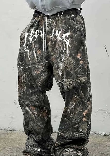 2026 Summer Fashion New Retro Gothic Outdoor Production Hip-hop Vacation Fitness 3D Printing Street Style Pants Large Size Q260518