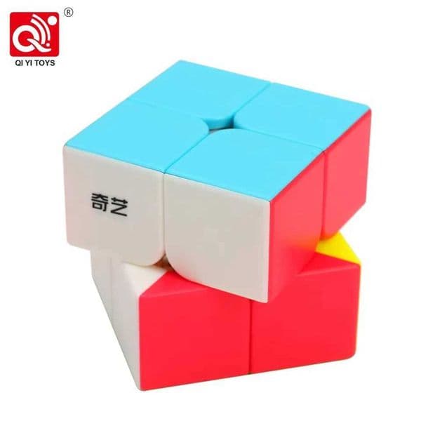 ECube QiYi QiDi 2x2 ProfessionalSpeed Cube Beginner Educational Toys Puzzle Magic Cube Stickers Sticker Baby Kids ToysL260518
