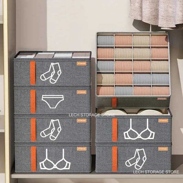 Cabinet Underwear Socks Clothing Storage Box Wardrobe Organizer Clothes Pants Bra Socks Storage Organizers C260518