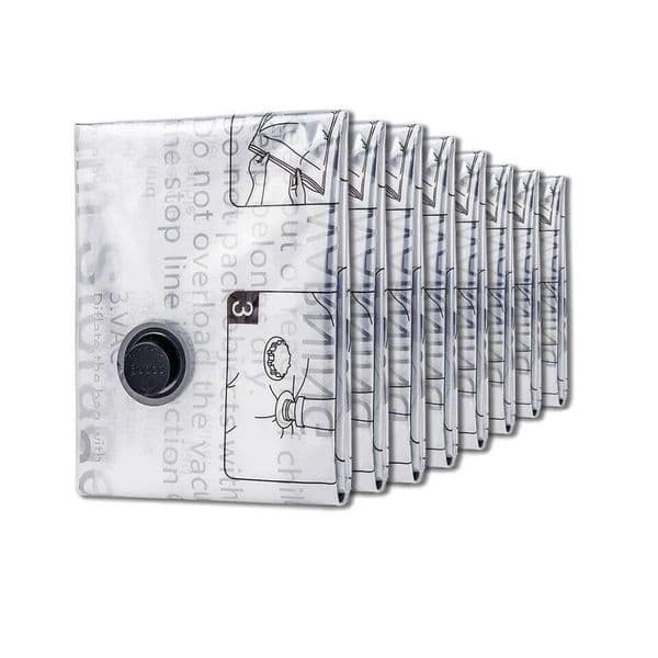 Vacuum Storage Bags, Space Saver Bags Comforters Blankets Organizer for Clothes Hand Pump Not Included Wardrobe Organisers 26W0518