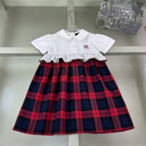 Baby Designer Girl Dresses Fashion Clothing Children short clothing High quality size 90cm-150cm B41
