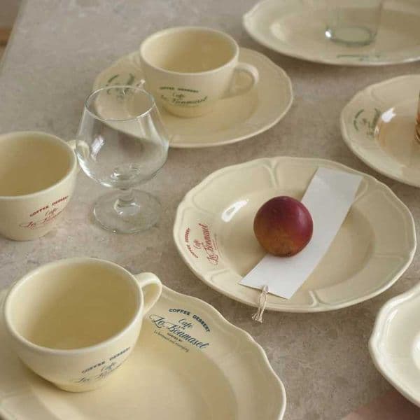 Advanced Porcelain Plates Thick Solid High Temperature Resistance Retro Bowls Practical Beautiful No Fading Elegant Tableware Z260518