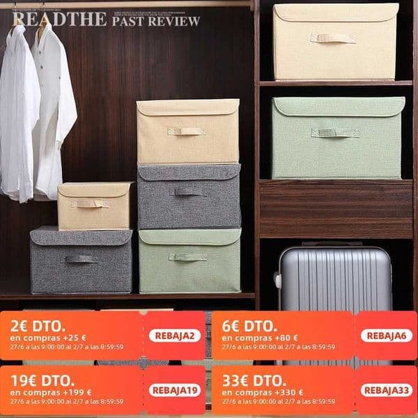 New Washable cotton linen Storage Box With lid Clothes Socks Toy Snacks Sundries organizer Cosmetics storage basket C260518