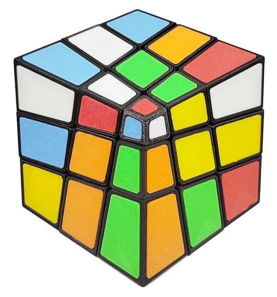 ZEPUZZLES Squished 3x3 Magic Cube Speed Cube Strange Shape Puzzle Stickerless Cube Puzzle Toys Children Gift Cubo Magico L260518RSZ7
