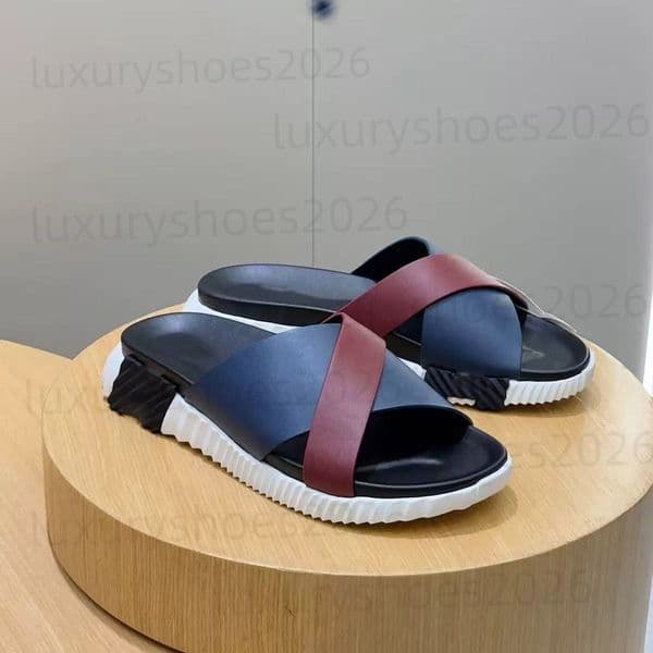 Top brand platform mesh fabric lace up tennis shoes flat bottom low top slippers sandals men's and women's luxury designer beach shoes 39-46 men's f1