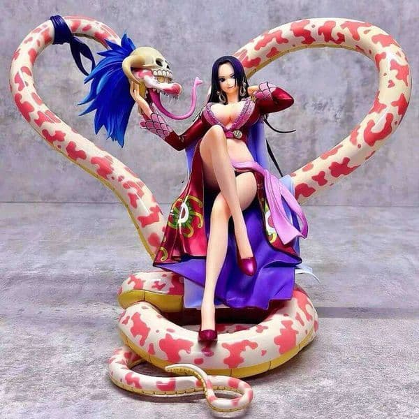 New 21cm Anime Boahancock Action Figure Pvc Collectible Decoration Model Doll Toys for Children Brithday Gifts 26Y0518