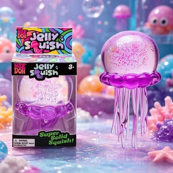 2026 New Cute Nee Doh Jelly Hops Octopus Fidget Toy Waterproof Water Play Sensory Toy Great Gift for Boys and Girls M260518