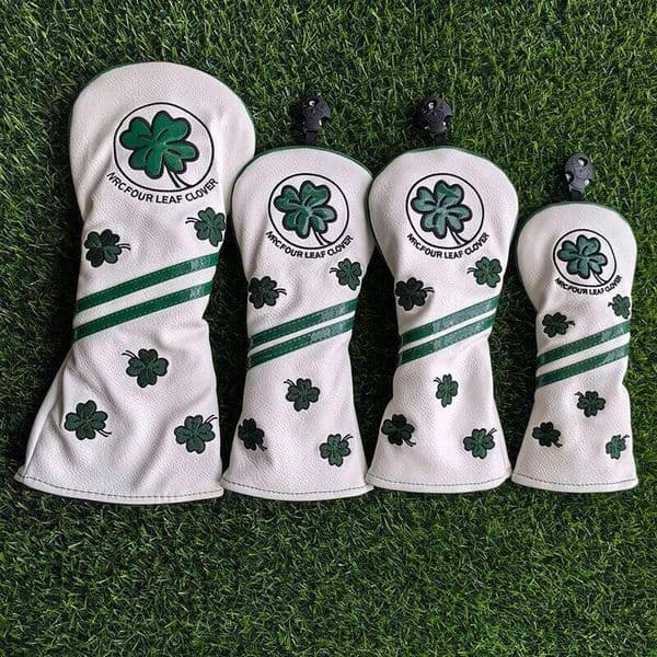cover Wood covers Driver Fairway Woods Cover Golf Club Protective Sleeve Four-leaved Clover 26Y0519