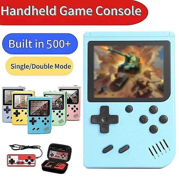 portable Built-in 500 Classic arcade retro games Console for Gameboy Output Emulator TV 5 inch Video Game Handheld Game Player L260519PNUE