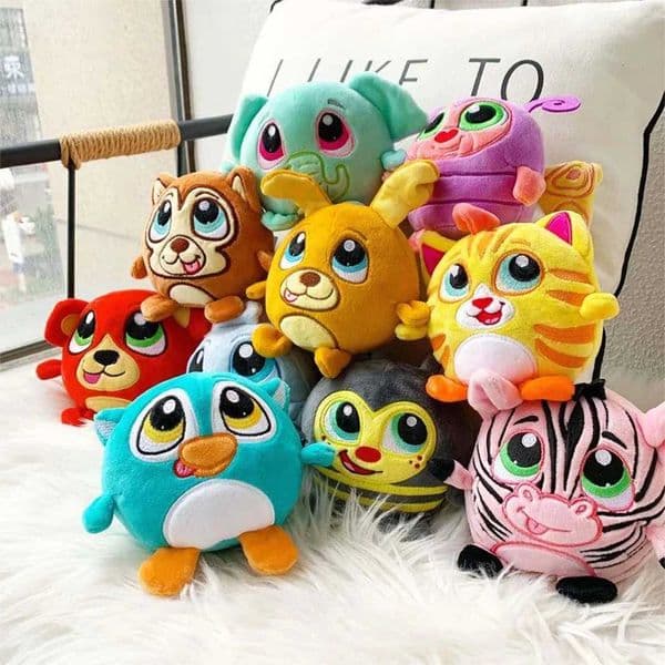 14CM Cute Animal Plush Toy Children Table Doll Ornaments Companion Doll Birthday Christmas Gifts Soft Sleeping Companion Kawaii L2605193X92