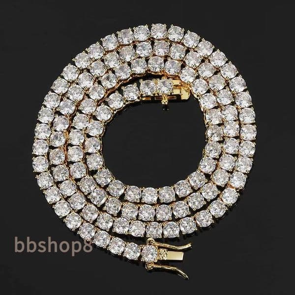 Designer Jewelry 6.5mm Ice crystal tennis necklace VVS Moissanite Diamond necklace bracelet fashion diamond tennis jewelry for men and women.