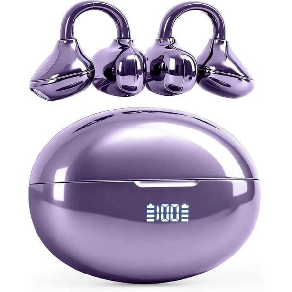 AI Translation Earbuds Pearl Clip Ear Open Buletooth Earbuds 164 Languages Real-Time Translation for Travel BusinessLearning Z260519