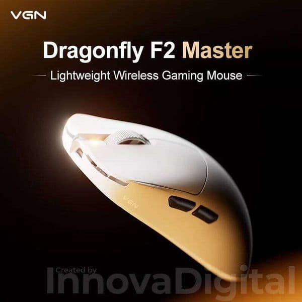 VGN Dragonfly Pro Max Ultra F2 Master Wireless Gaming Mouse PAW3395 PAW3950 8K Superlight Tri-Mode Esports FPS Mice Bluetooth W260519