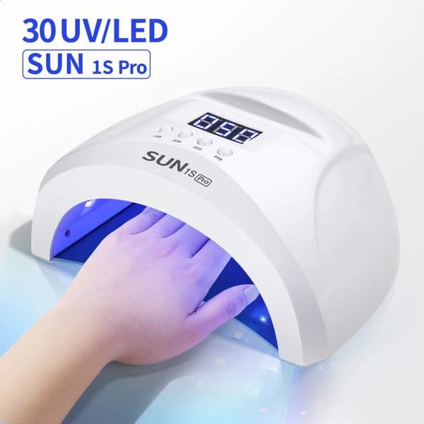 YIKOOLIN SUN 1S 48W UV LED Nail Lamp Professional Fast Dryer Automatic Sensor LCD Display Gel Curing Light Box for Salon 260518