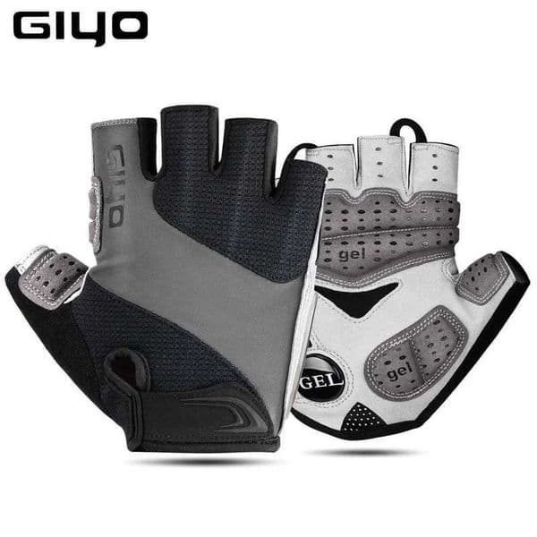 Giyo Breathable Lycra Fabric Unisex Cycling Gloves Road Bike Riding MTB DH Racing Outdoor Mittens Bicycle Half Finger Glove H260518